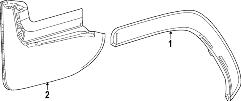 Exterior Trim - Quarter Panel for 2024 Lexus LX600 #0