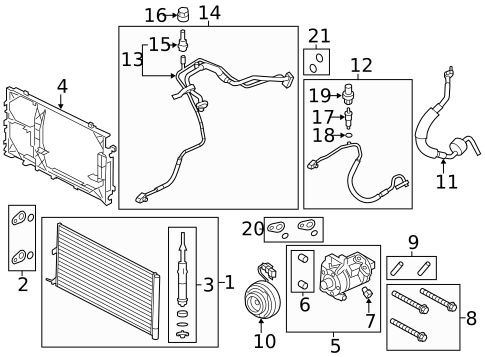 Switches, Solenoids & Actuators for 2014 Ford F-150 #1