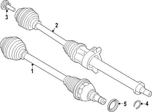 Drive Axles for 2020 Mini Cooper #0