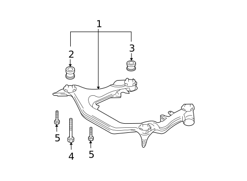Suspension Mounting for 2007 Audi A4 Quattro #1