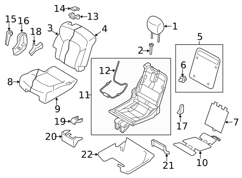 Second Row Seats for 2020 Nissan Armada #1