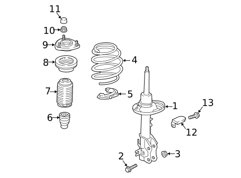Struts & Components for 2017 Mazda CX-9 #0