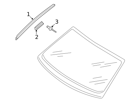 Exterior Trim - Roof for 2014 Audi Q5 #1