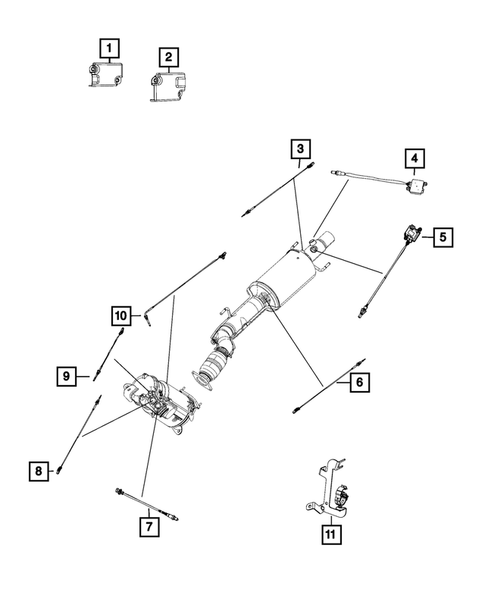 Sensors for 2017 Ram ProMaster 1500 #0