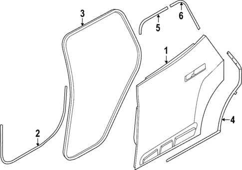 Door & Components for 2024 BMW iX #1