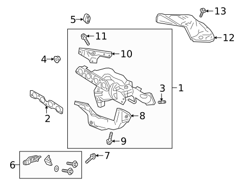 Exhaust Manifold for 2020 Mazda CX-3 #4