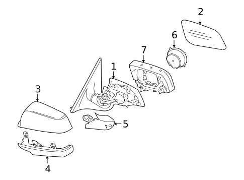 Outside Mirrors for 2014 BMW M6 #0