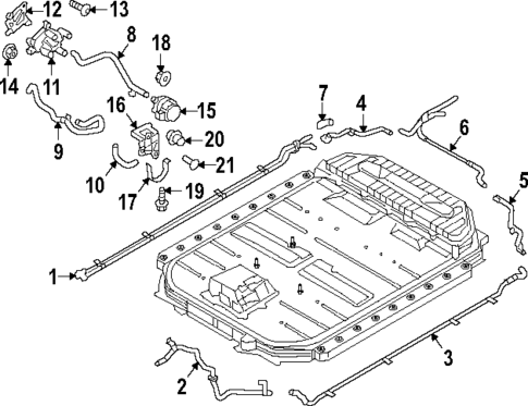 Hoses & Lines for 2024 Audi Q8 e-tron #1