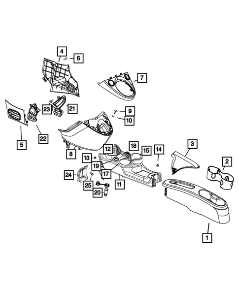Consoles for 2018 Fiat 500 #0