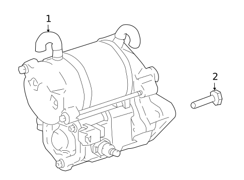 Starter for 2006 Lexus GX470 #1