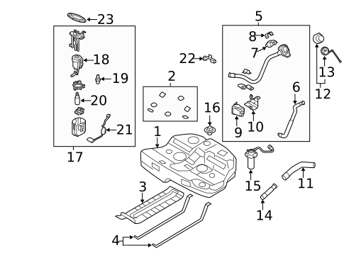 Hardware, Fasteners & Fittings for 2012 Hyundai Azera #1
