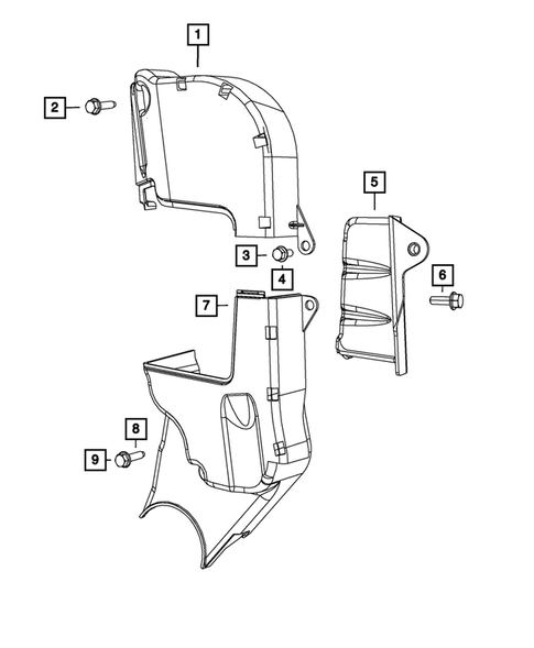 Courroie/Chaîne et couvercle de distribution et arbre d'équilibrage pour 2017 Fiat 124 Spider #1