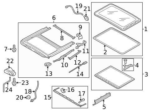 Sunroof for 2016 Porsche Panamera #0