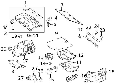 Interior Trim - Rear Body for 2016 Mercedes-Benz E63 AMG S #3