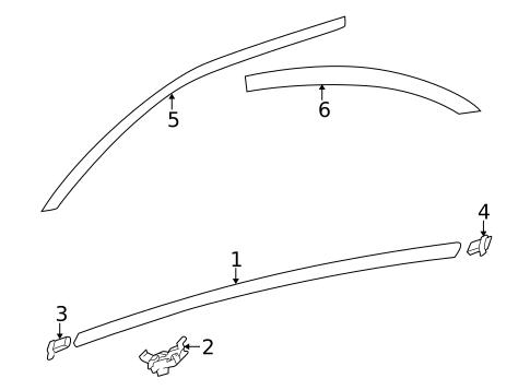 Exterior Trim - Roof for 2005 Kia Optima #0