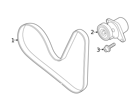 Belts & Pulleys for 2013 Audi A4 #0