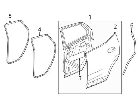 Door & Components for 2024 Buick Encore GX #2