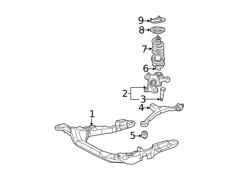 Rear Suspension for 2006 Ford Taurus #2