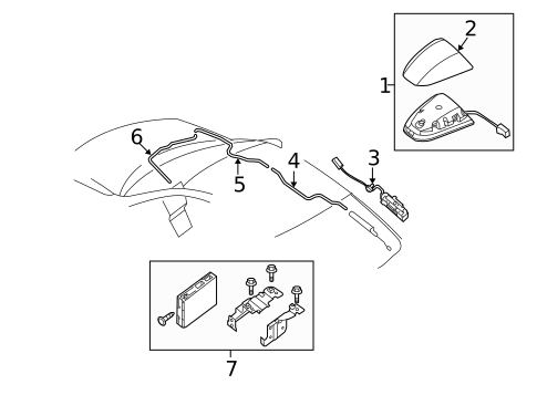 Antenna & Radio for 2010 Nissan Maxima #0