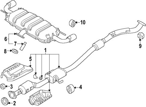 Exhaust Components for 2023 Mazda CX-5 #0
