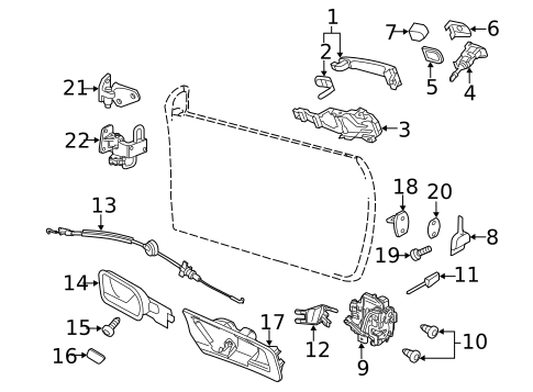 Door for 2016 Volkswagen Eos #1