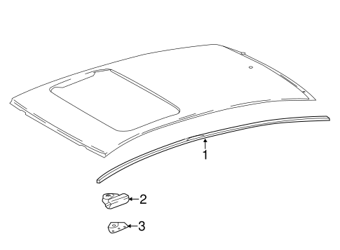 Exterior Trim - Roof for 2019 Lexus LS500 #0