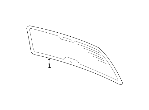 Glass - Lift Gate for 2005 Audi A4 Quattro #0