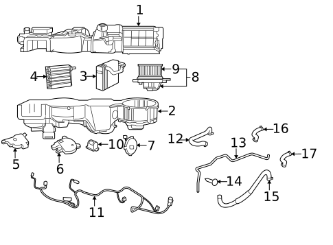 Blower Motor & Fan for 2005 Dodge Stratus #1