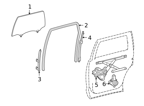 Rear Door for 2008 Toyota Sequoia #0