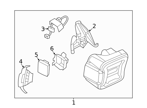Combination Lamps for 2018 Jeep Wrangler #1