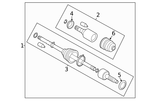 Drive Axles for 2015 Subaru WRX STI #0