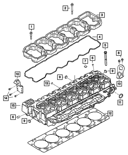 Cylinder Head for 2015 Ram 3500 #0