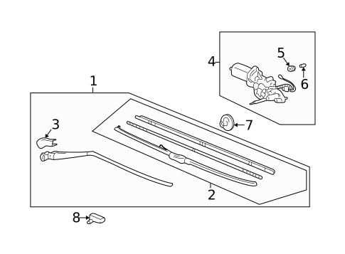 Wiper & Washer Components for 2005 Acura MDX #1