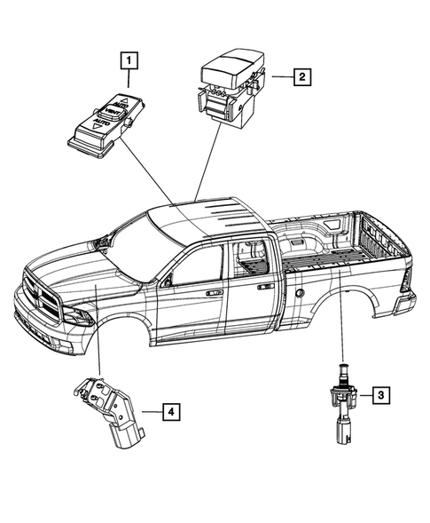 Switches for 2018 Ram 2500 #5