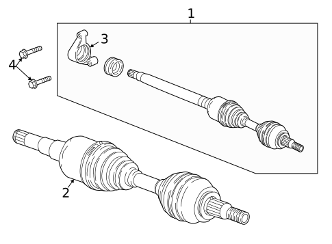 Drive Axles for 2023 Buick Enclave #0
