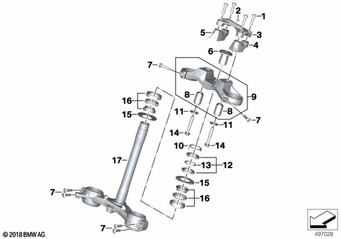 Telescopic Forks, Telelever for 2025 BMW-Motorrad M 1000 XR #0
