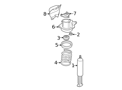 Suspension, Springs & Related Components for 2007 Volvo S60 #0