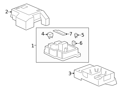 Horn for 2012 Cadillac Escalade #1