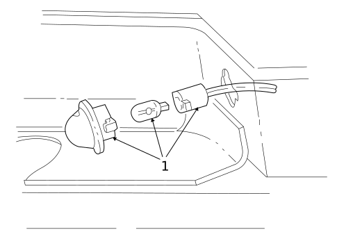 License Lamps for 2007 Lincoln Mark LT #0