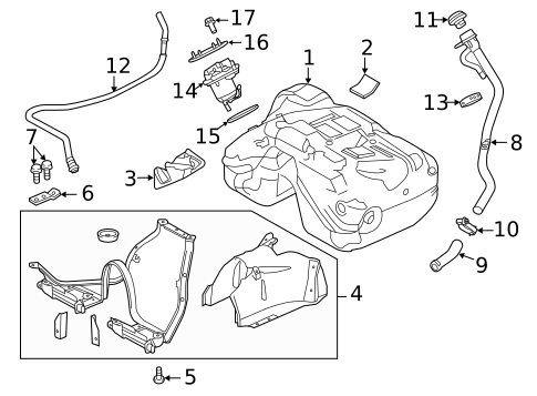 Fuel System Components for 2013 Land Rover LR2 #0