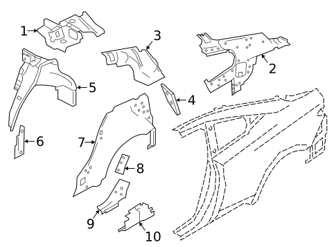 Inner Structure for 2021 INFINITI Q60 #0