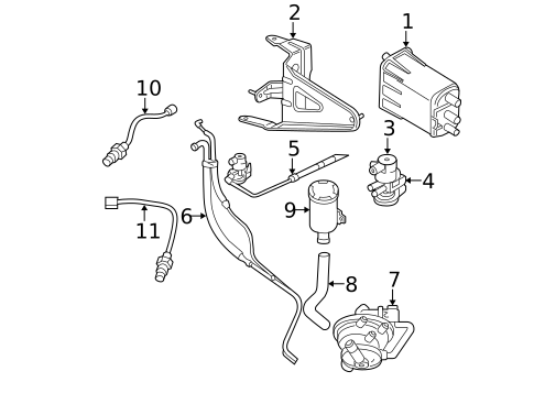Emission Components for 2004 Dodge Dakota #0