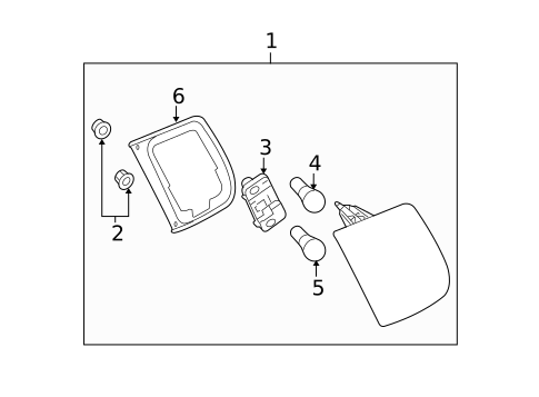 Tail Lamps for 2008 Saab 9-3 #1