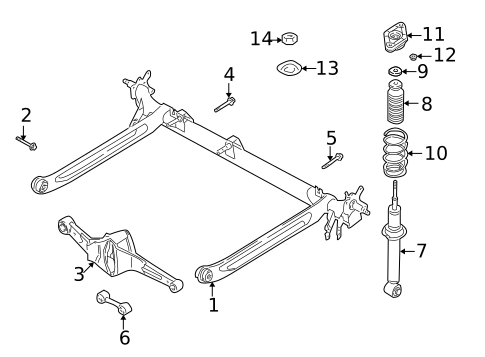 Rear Suspension for 2002 Nissan Sentra #0