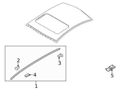 Exterior Trim - Roof for 2012 Mazda 6 #0