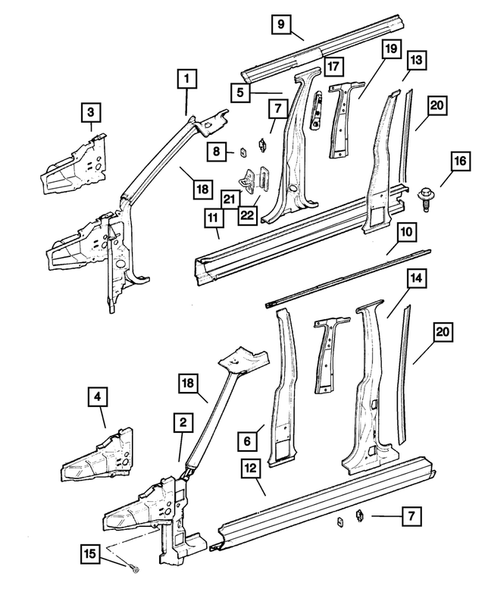 Aperture Panel for 2001 Jeep Cherokee #0
