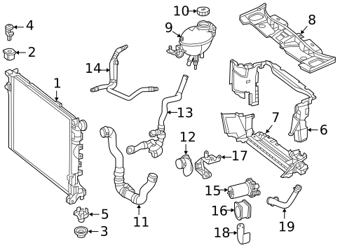 Intercooler for 2016 Mercedes-Benz CLS 550 #0