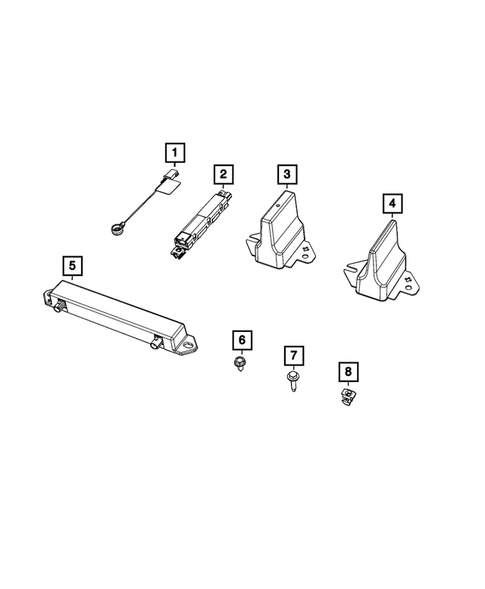 Radio, Antenna, Speakers, DVD, and Video systems for 2023 Jeep Grand Cherokee L #4