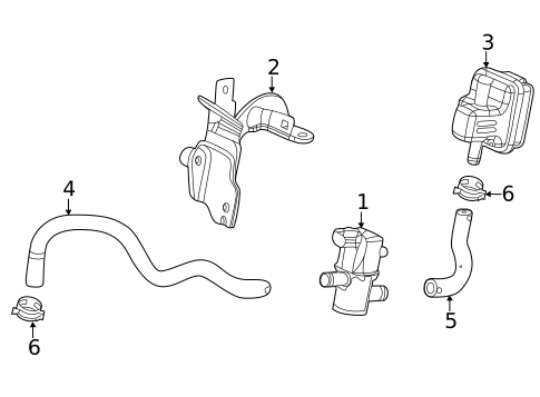 Emission Components for 2019 Honda Clarity #1
