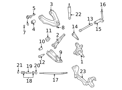 Suspension Components for 2003 Nissan Frontier #0